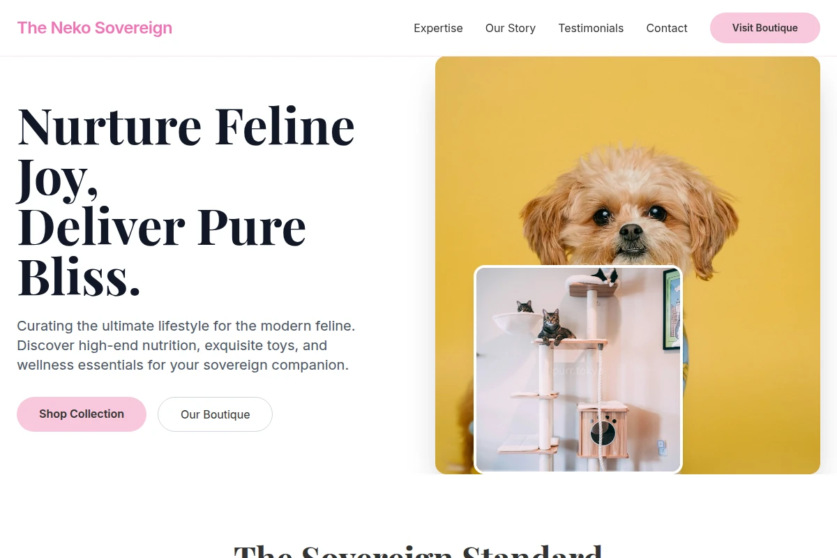 Minimal Pet Shop